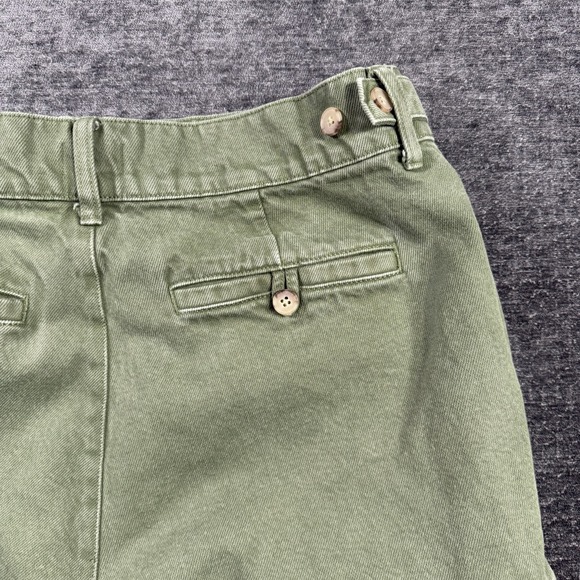 J Crew Relaxed Cargo Pants Women's Size 28 Green Tapered Heavy Weigh Twill BW526 - Picture 15 of 16
